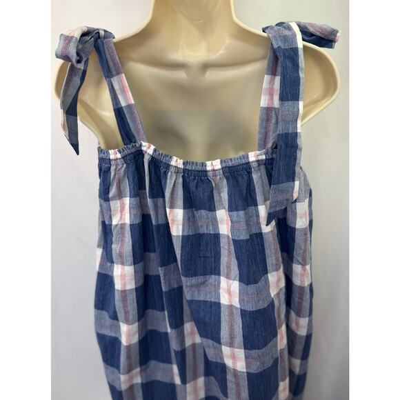 NWT - Maternity HATCH The Alexia Dress in Blueberry Plaid - Picture 12 of 16